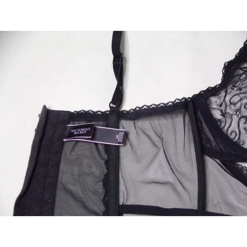 Victoria's Secret Bustier Garter 36D & Mapale Nightie M/L - Picture 10 of 10